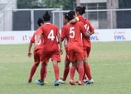 Manipur Police overjoyed after a goal